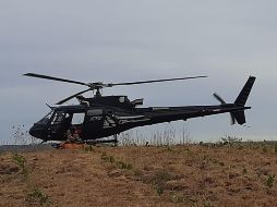 Para rescatar el cuerpo fue necesario el uso del helicóptero 