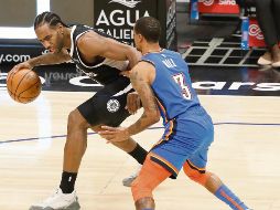 CLAVE. Kawhi Leonard ha sido el hombre importante de los Clippers este año. AFP • K. Mulcahy