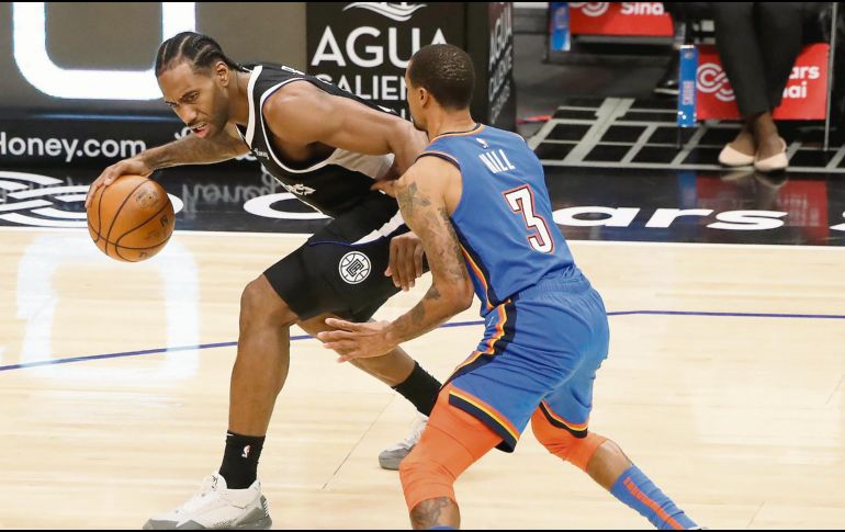 CLAVE. Kawhi Leonard ha sido el hombre importante de los Clippers este año. AFP • K. Mulcahy