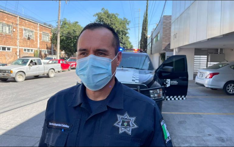 El punto en resguardo se ubica en la avenida Dr. R. Michel esquina con Río Tizapan, en la colonia El Rosario. ESPECIAL