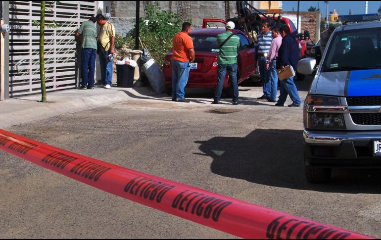 Uno de los occisos fue encontrado en el interior de un domicilio particular. EL INFORMADOR/Archivo