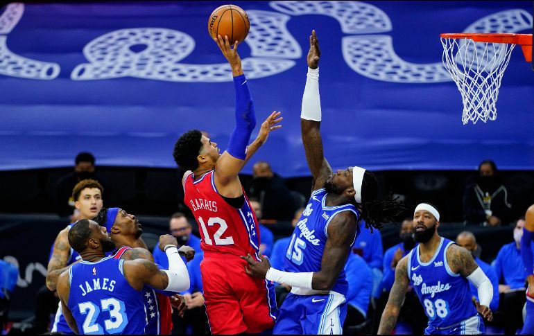 Tobias Harris marcó la diferencia en los segundos finales del encuentro. AP
