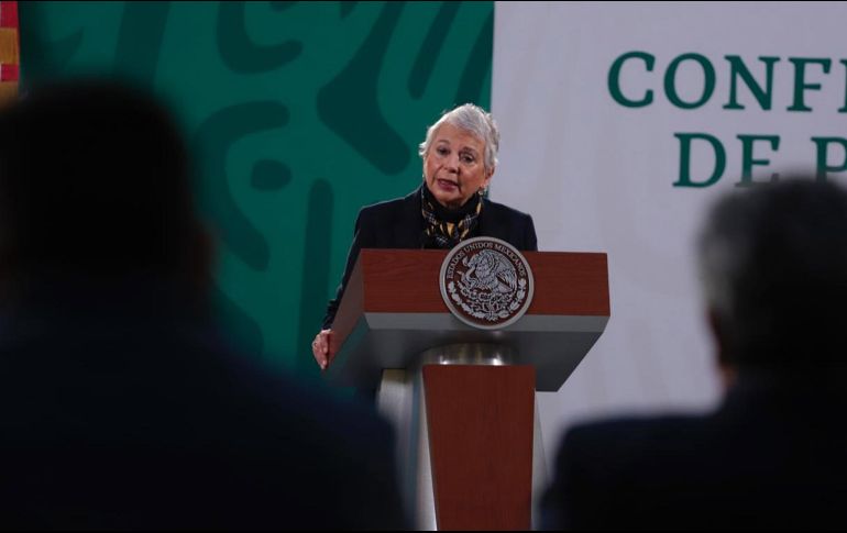 Desde el domingo que AMLO dio positivo a COVID-19, Sánchez Cordero ha encabezado las 