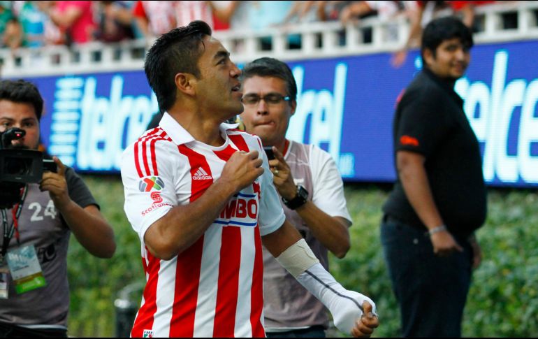 El recuerdo del atacante como rojiblanco sigue muy presente entre los aficionados al Rebaño, los cuales celebraron grandes goles de él. Imago7 / ARCHIVO