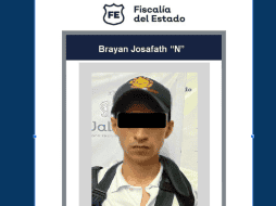 Tras su aprehensión, Brayan Josafath “N” fue remitido a la Fiscalía General de la República (FGR). ESPECIAL / Fiscalía de Jalisco
