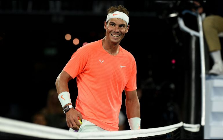 Nadal se impuso a Thiem en dos mangas por 7-5 y 6-4. AFP/M. Errey