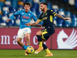 IMPORTANTE. Hirving Lozano fue titular y estuvo cerca de aumentar su cuota goleadora. AP • A. GAROFALO