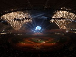 Vista general del estadio Teodoro Mariscal, durante la inauguración de la Serie del Caribe 2021, que se lleva a cabo en Mazatlán. EFE / C. Ramírez