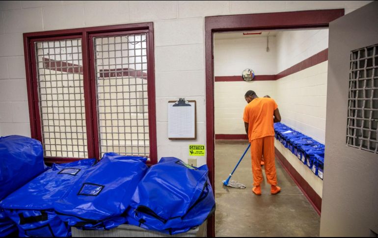 El mexicano estuvo en el Centro de Detención Stewart (imagen), ubicado en Lumpkin, Georgia, antes de ser trasladado a un hospital. AP/ARCHIVO