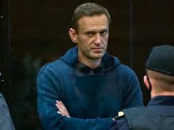 Alexéi Navalni en su comparecencia hoy ante un tribunal en Moscú. AFP/Moscow City Court press service