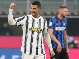 Cristiano Ronaldo anotó en los minutos 26 y 35 del encuentro. EFE/M. Bazzi