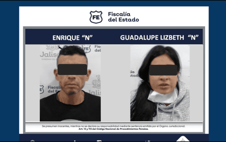 Los imputados permanecerán un año en prisión como medida cautelar oficiosa. ESPECIAL/ Fiscalía de Jalisco