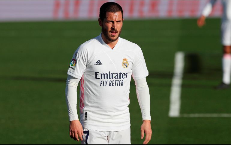 El extremo belga continúa así con su particular calvario de lesiones, que le impiden tener una regularidad en el equipo blanco. EFE / K. Huesca