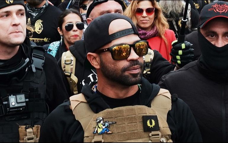 Enrique Tarrio, líder de la organización ultraderechista Proud Boys. EFE/ARCHIVO