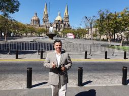 César Madrigal compite con Fernando Garza, Tomás Coronado y Oscar Ahedo en la contienda interna de su partido para la candidatura por Guadalajara. ESPECIAL