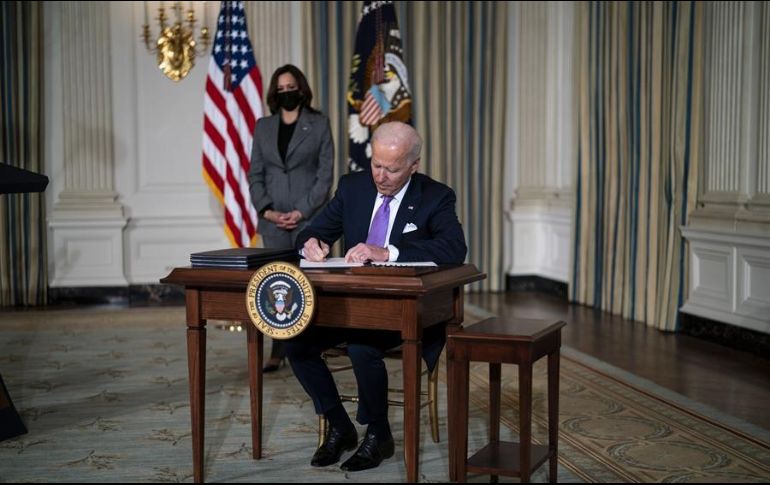 La decisión del presidente estadounidense, Joe Biden (imagen), es recibida con 