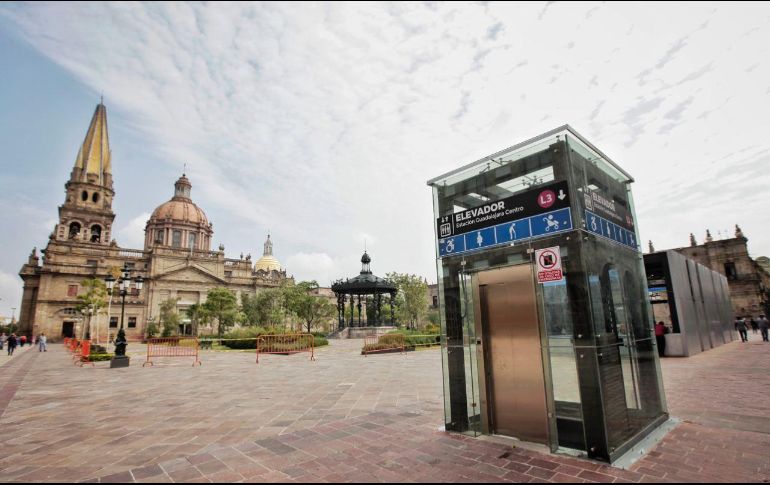 Del lunes 8 al 20 de febrero de 2021 permanecerá cerrado el acceso oriente de la estación Guadalajara Centro. ESPECIAL / Gobierno de Jalisco