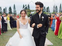 Evaluna Montaner y Camilo se casaron el sábado 8 de febrero de 2020 en Miami. INSTAGRAM / @evalunamontaner