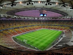 SEDE. El Nacional Arena de Bucarest acogerá la ida de los Octavos de Final entre Atlético de Madrid y Chelsea. TWITTER/@Atleti