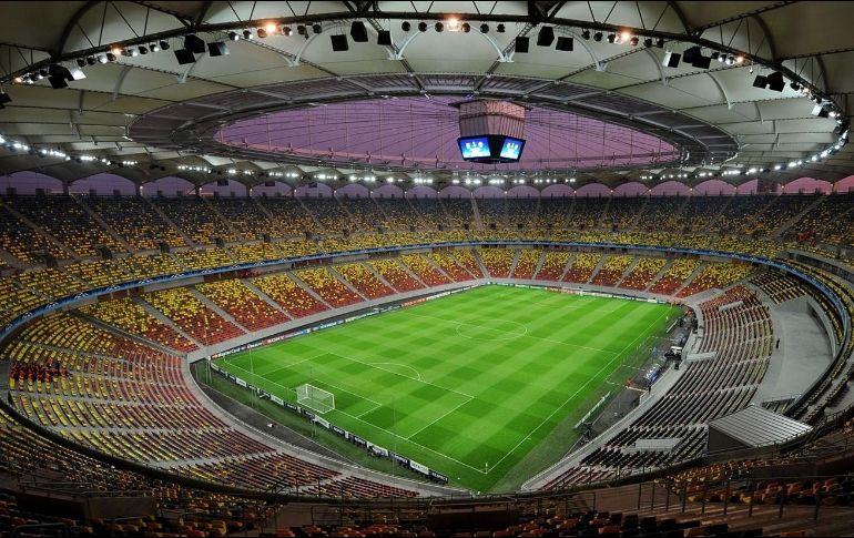 SEDE. El Nacional Arena de Bucarest acogerá la ida de los Octavos de Final entre Atlético de Madrid y Chelsea. TWITTER/@Atleti