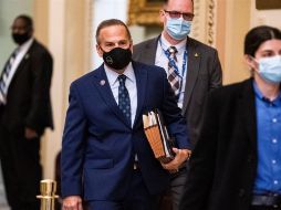 Durante el juicio, los demócratas deben convencer a los senadores de que Donald Trump es culpable del cargo de incitación a la insurrección. EFE/J. Lo Scalzo