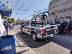 La policía municipal reporta que encontró una gran cantidad de casquillos en el lugar de los hechos. ESPECIAL/ Policía de Tlaquepaque