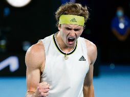 FESTEJO. El alemán celebra tras conseguir el triunfo. AP