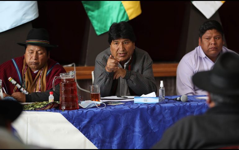 No está claro si Evo Morales, que tiene procesos judiciales por fraude electoral, sedición y terrorismo, se acogerá a la nueva ley. EFE/M. Alipaz