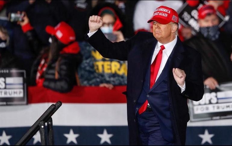 Donald Trump reiteró que el proceso en su contra fue una 