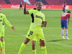 Ángel Correa dio el tanto de la victoria en el minuto 75. EFE/M. Molina