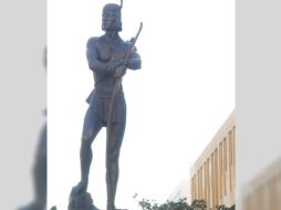 La ubicación de la escultura en el Centro histórico se encuentra frente a otros homenajeados. ESPECIAL / Gobierno de Guadlaajara