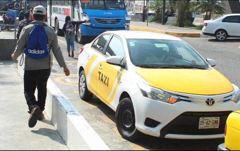 Se estableció como parámetro que haya un taxi por cada 800 habitantes. EL INFORMADOR / ARCHIVO