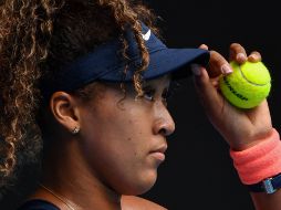 PREPARADA. La nipona, Naomi Osaka, esperará a su siguiente rival que saldrá del vibrante duelo entre Serena Williams y Simona Halep. AFP