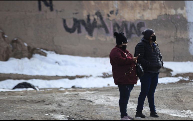 El meteorológico previó la caída de aguanieve o nieve en los estados de Chihuahua, Coahuila y Sonora. EFE/ L. torres