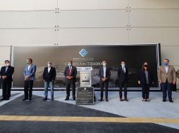 Expo Guadalajara presentó este jueves una cápsula de tiempo, en el marco de su 37 aniversario. EL INFORMADOR/ R. Bobadilla