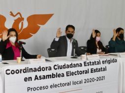 En sesión de la Asamblea Electoral de la Coordinadora Ciudadana Estatal de MC se definieron las postulaciones. Cortesía