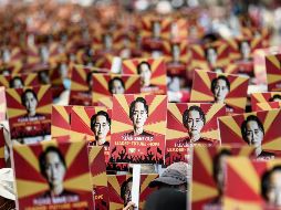 EXIGENCIA. Piden el regreso de los civiles al poder. EFE