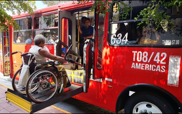 La Auditoría Superior de la Federación también señaló el uso de 8.7 MDP del Fondo para la Accesibilidad en el Transporte Público para las Personas con Discapacidad. EL INFORMADOR/ARCHIVO