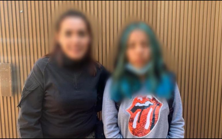 Alison fue asegurada en una finca situada en la colonia La Estancia. ESPECIAL / Fiscalía de Jalisco