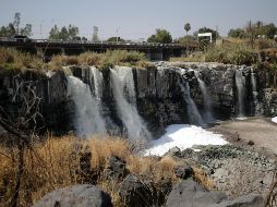 La parte más peligrosa, advirtieron, es la aledaña a la cascada, donde la caída atomiza el agua contaminada que se respira. EL INFORMADOR / F. Atilano