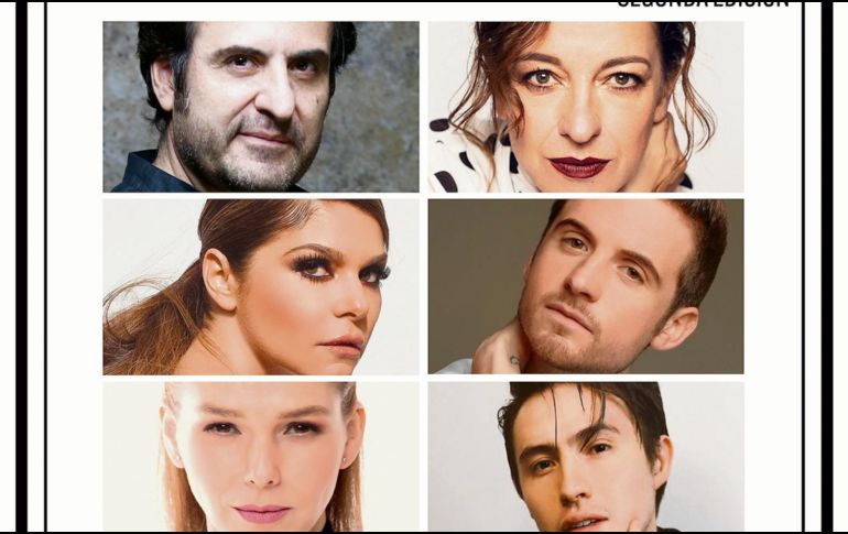 “ARTISTAS EN INCÓGNITO”. Reparto de la obra que se podrá ver el 28 de febrero por la plataforma de Ticktemaster Live. CORTESÍA