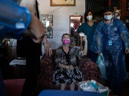 La meta del gobierno del presidente Sebastián Piñera es vacunar a cinco de sus 19 millones de habitantes a fines de marzo y al 80% de su población total a fines de junio, es decir, a 15 millones. AP / E. Félix