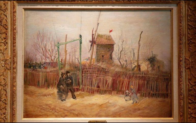 El famoso distrito de Montmartre de París todavía era semirrural cuando Van Gogh lo pintó. REUTERS