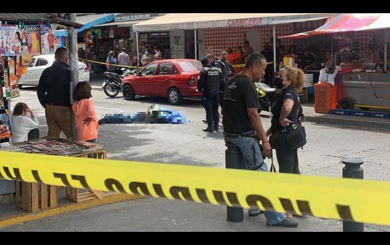 En el lugar quedaron al menos cinco casquillos de arma corta. ESPECIAL