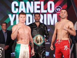 Ambos marcaron en la báscula por debajo de las 168 libras, límite exigido en la división. AFP/E. Mulholland