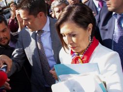 La FGR informó que no hay condiciones para llevar un procedimiento abreviado, pues Robles no aceptó la propuesta porque no quiere reparar el daño. EFE/Archivo