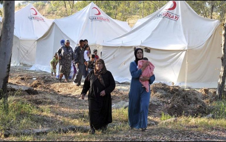 El campamento de Al Hol registró en enero 20 asesinatos, al menos uno de ellos por decapitación, en medio de un repunte de violencia. EFE/ARCHIVO