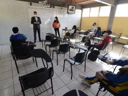 Este lunes se dio inicio a los Grupos de Seguimiento Académico, donde habrá actividades presenciales para hacer diagnóstico y retroalimentación. ESPECIAL / SEJ