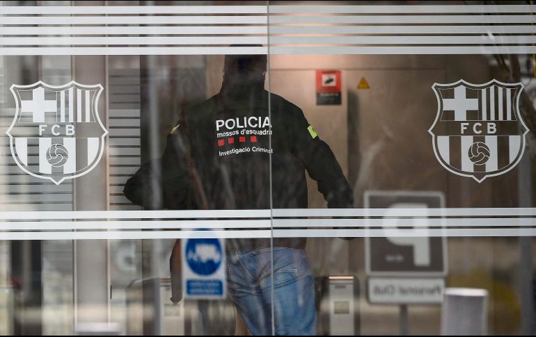 REDADA. La revisión hecha por el cuerpo policial de Los Mossos se realizó en las primeras horas de ayer. AFP • L. Gene