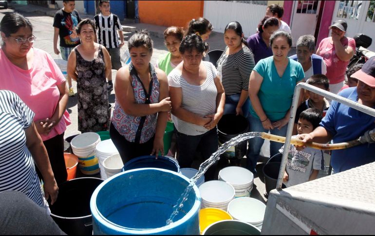 Serán 213 colonias, principalmente de las zonas Norte y Oriente de la ciudad, las que podrían tener interrupción programada del servicio durante algunas horas del día en los próximos meses. EL INFORMADOR/ARCHIVO